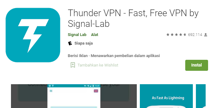 Thunder VPN For Android Review