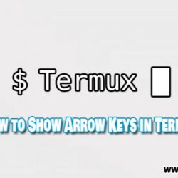 How to Show Arrow Keys in Termux