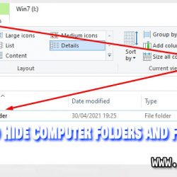 How to Hide Computer Folders and Files